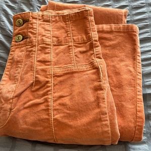 Free People We the Free Jayde Flare Leg Corduroy Pants